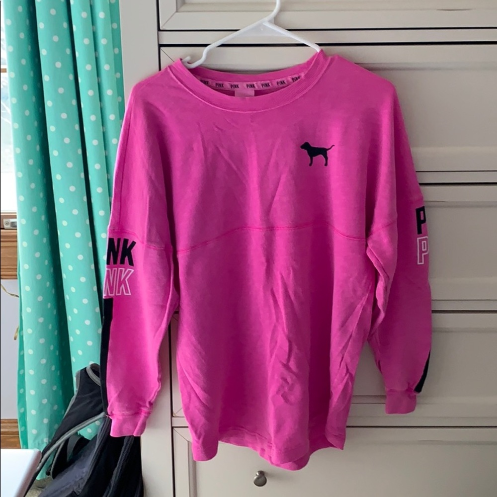 Pink long sleeved tee